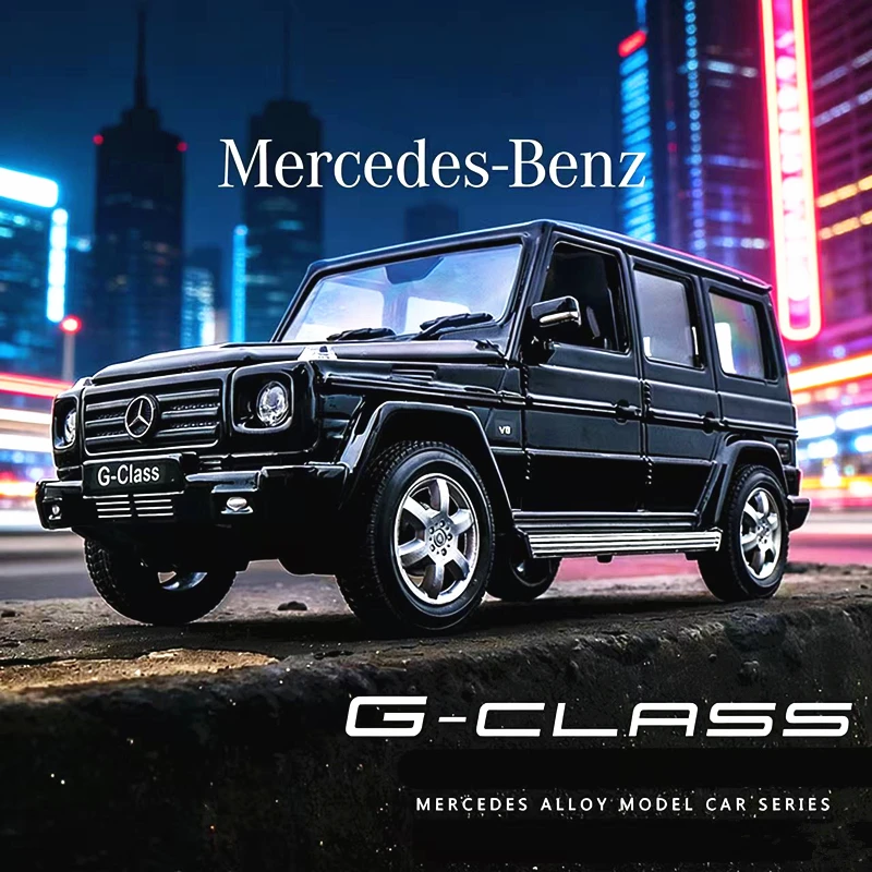 

New Product WELLY 1:24 Mercedes-Benz G-Class SUV Alloy Car Model Diecast Metal Off-Road Vehicle Simulation Collection Kid Gift