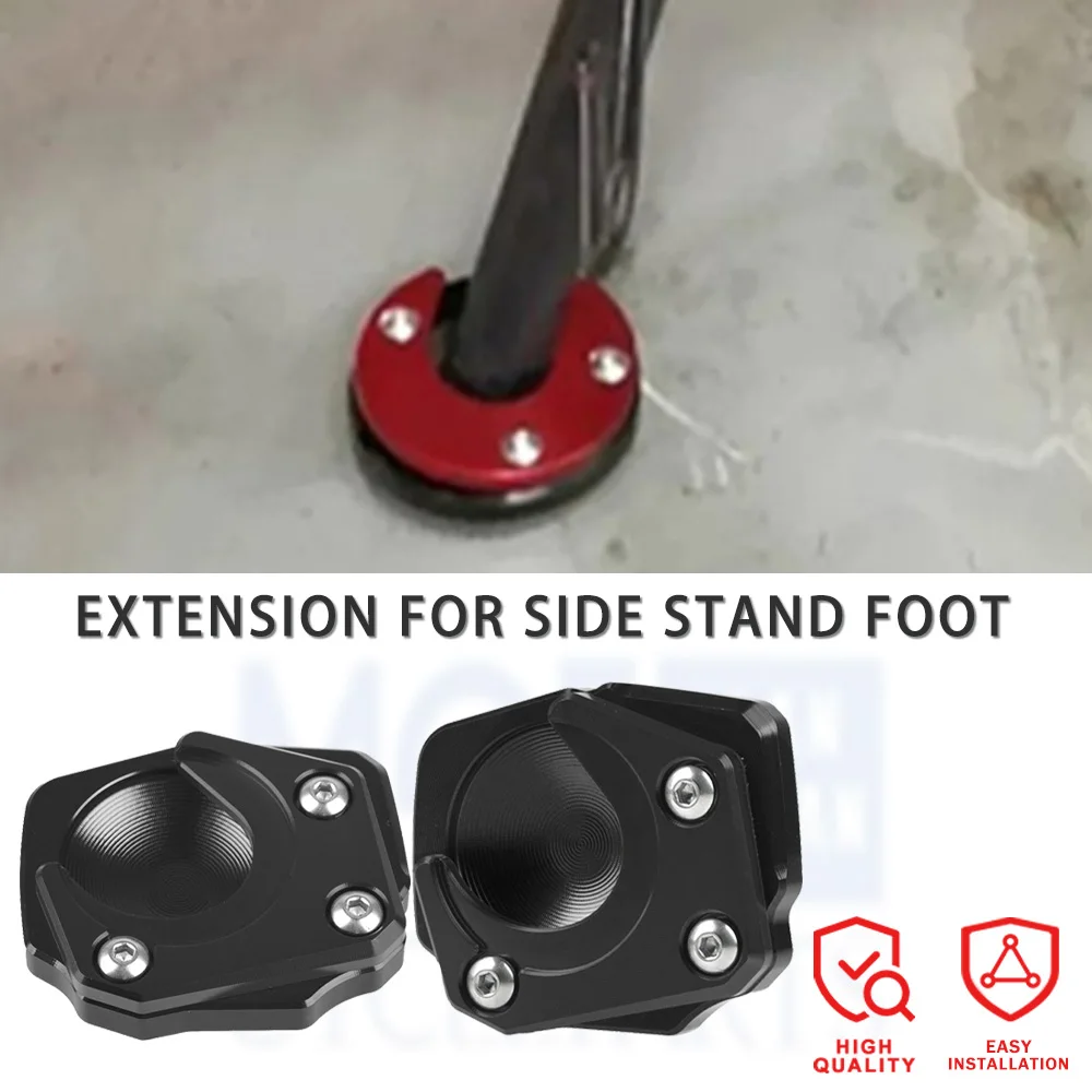 

Motorcycle For Aprilia GPR150 GPR125 GRP-125 GRP-150 CNC Accessories Foot Side Stand Enlarger Kickstand Enlarge Plate Pad Base