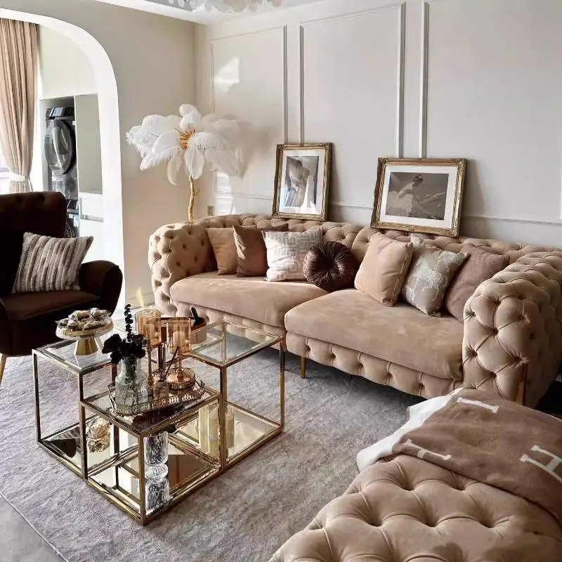 

Nordic Gray Living Room Sofas Cheap Designer Curved Modern Living Room Sofas Boneless Lazy Divano Soggiorno Furniture For Home