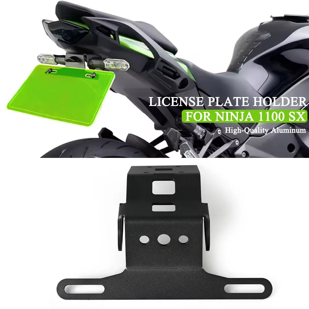 

New Motorcycle Rear Short Tail Stock License Plate Holder Tailstock Frame Bracket For Kawasaki Ninja 1100SX 1100 SX 2024 2025