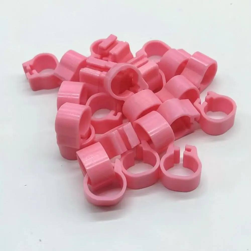 Pigeon Leg Rings Plastic Identification Bands For Poultry Racing Birds Management Tools Durable Numbered Tags