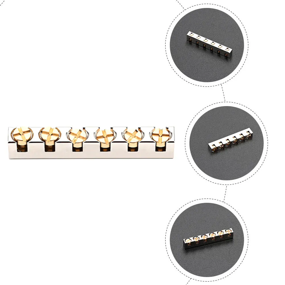 

Guitar Pillow Electric Accessory Replacement Nut Adjustable Brass Accessories Metal String Support