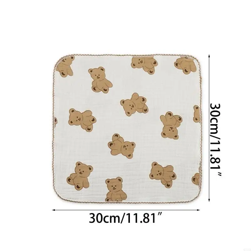 Q22d Soft Baby Bandana babeador para bebés para bebés para bebés toalla algodón algodón algodón algodón alto y