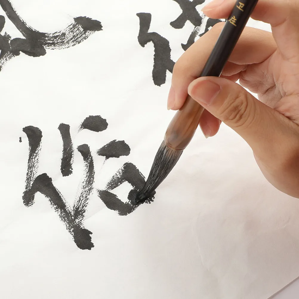 

3pcs Chinese Calligraphy Pen Brush Set Traditional Writing Painting Tool For Sumi Drawing Stationery Art Practice