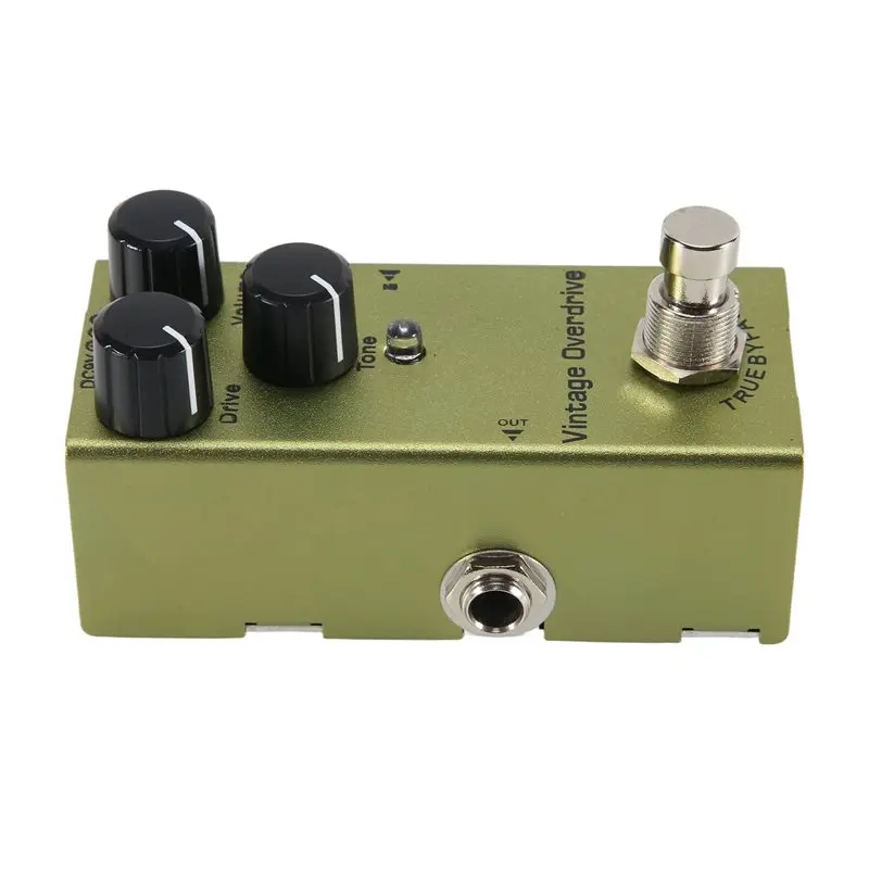 Pedal de Efeitos para Guitarra Elétrica ABKV - Overdrive Vintage, Fuzz, Distorção, Delay Analógico, Ultimate Drive, Pedais para Guitarra Baixo Vintage