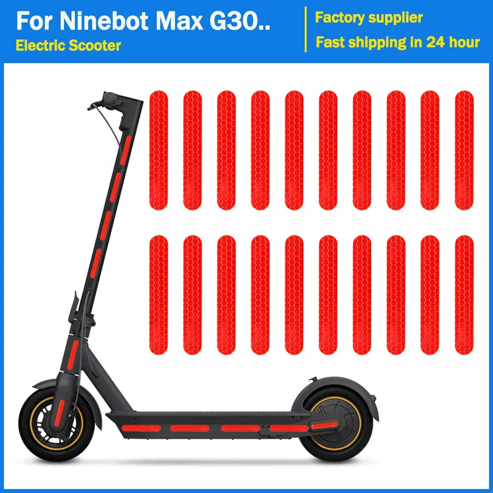 Reflective Stickers PVC for Xiaomi Mi3 Pro Pro2 1S M365 Electric Scooter Stickers Night Riding for ninebot max G30 Pedal Sticker