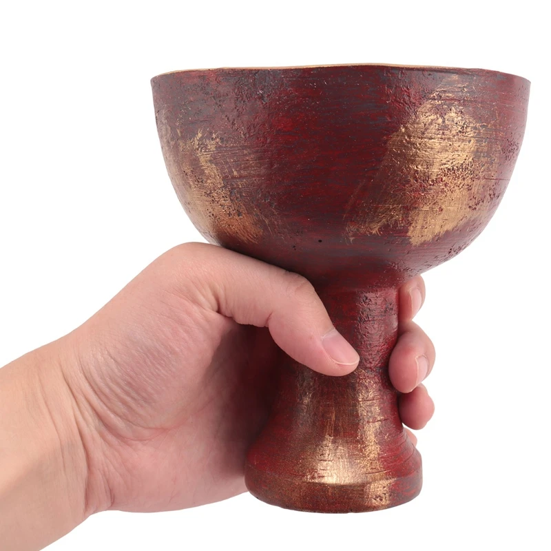 إنديانا الكأس المقدسة جونز كأس الحرف 1:1 الراتنج طبق الاصل هالوين تأثيري الدعامة الكأس المقدسة نقل الفيلم