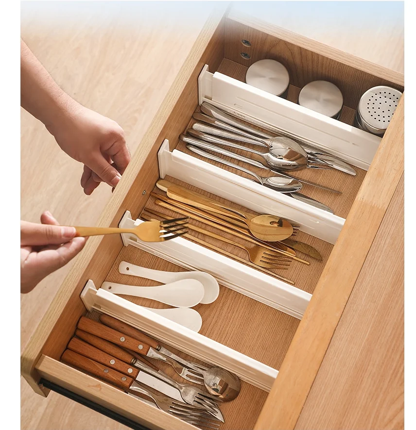 

2025 practical Drawer telescopic partition board for free combination storage and organization universal baffle invisible board