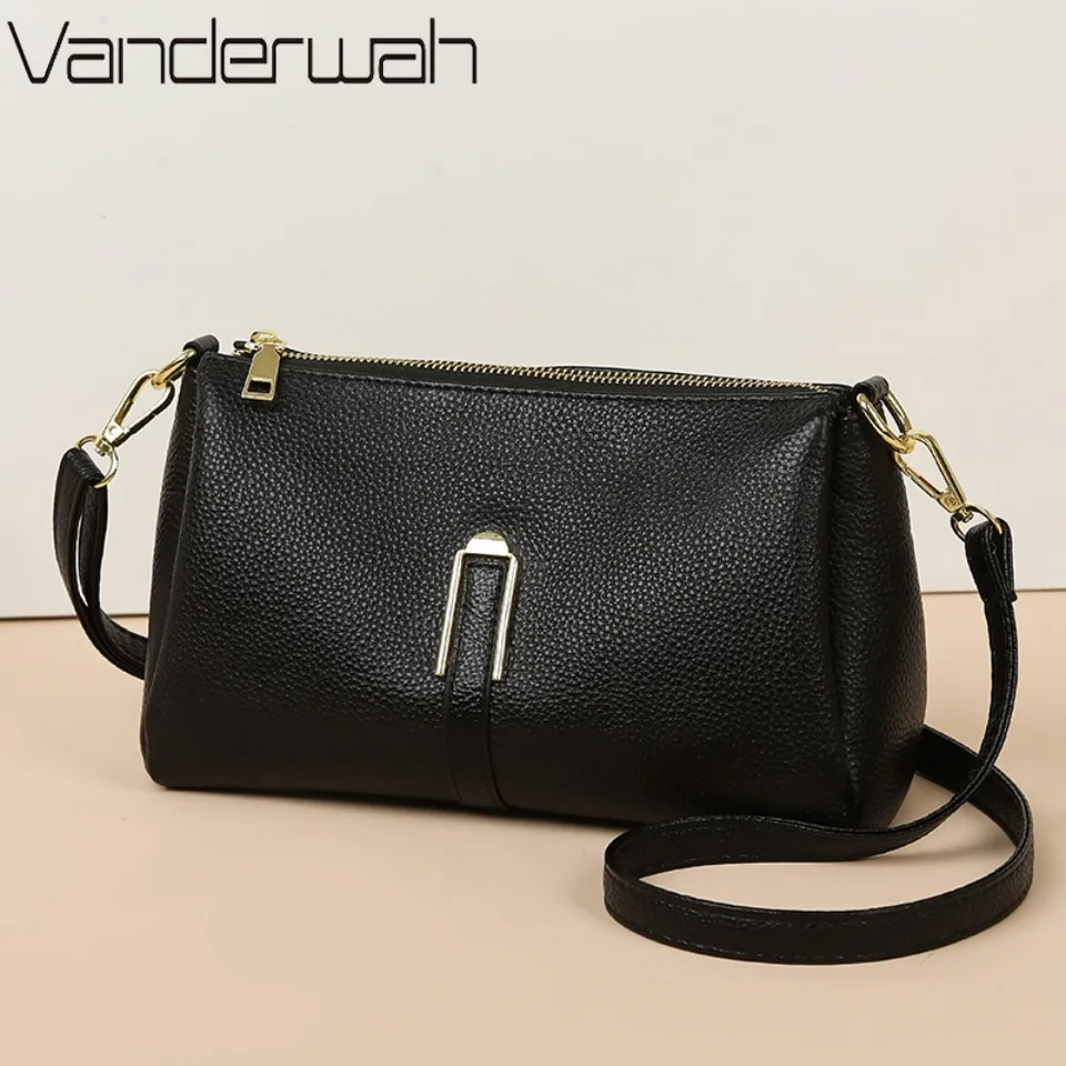 

3-слойная женская повседневная сумка через плечо из натуральной кожи, дизайнерские женские сумки высшего качества, повседневная сумка-тоут, женская сумка A Main