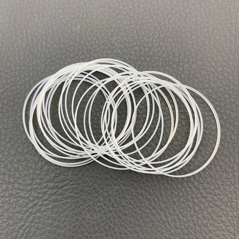2/4PCS Dia 26-35mm High 1.2mm Thick 0.5mm White Watch Glass O-Ring Waterproof RingWatch Repair Parts Ring Accessories
