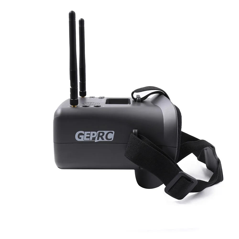 GEPRC VRG1 okulary do gogli dronowych FPV akcesoria wersja DVR montowane na głowie 5.8g 40-kanałowa transmisja obrazu dla analogowego RC