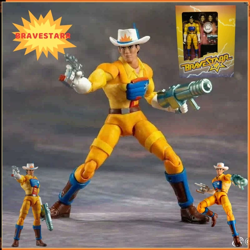 1/12 Saint Dms Figure Sheriff Bravestarr Interstellar Sheriff Bresta Sheriff Action Figure Collection Statue Model Doll Toy Gift