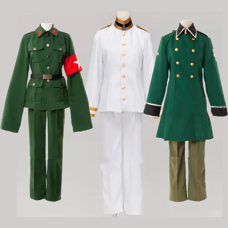 

Anime Yao Wang Custom Kiku Honda Switzerland Basch Zwingli Cosplay Costume for Halloween Christmas Carnival Party Outfit