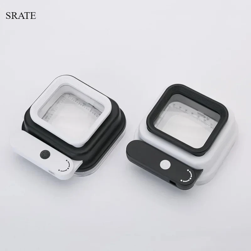 

Loupe 10x 15x Foldable Scale Handheld Magnifying Glass with Light LED UV Portable Lighted Newspaper Helpful Magnifier Glasses
