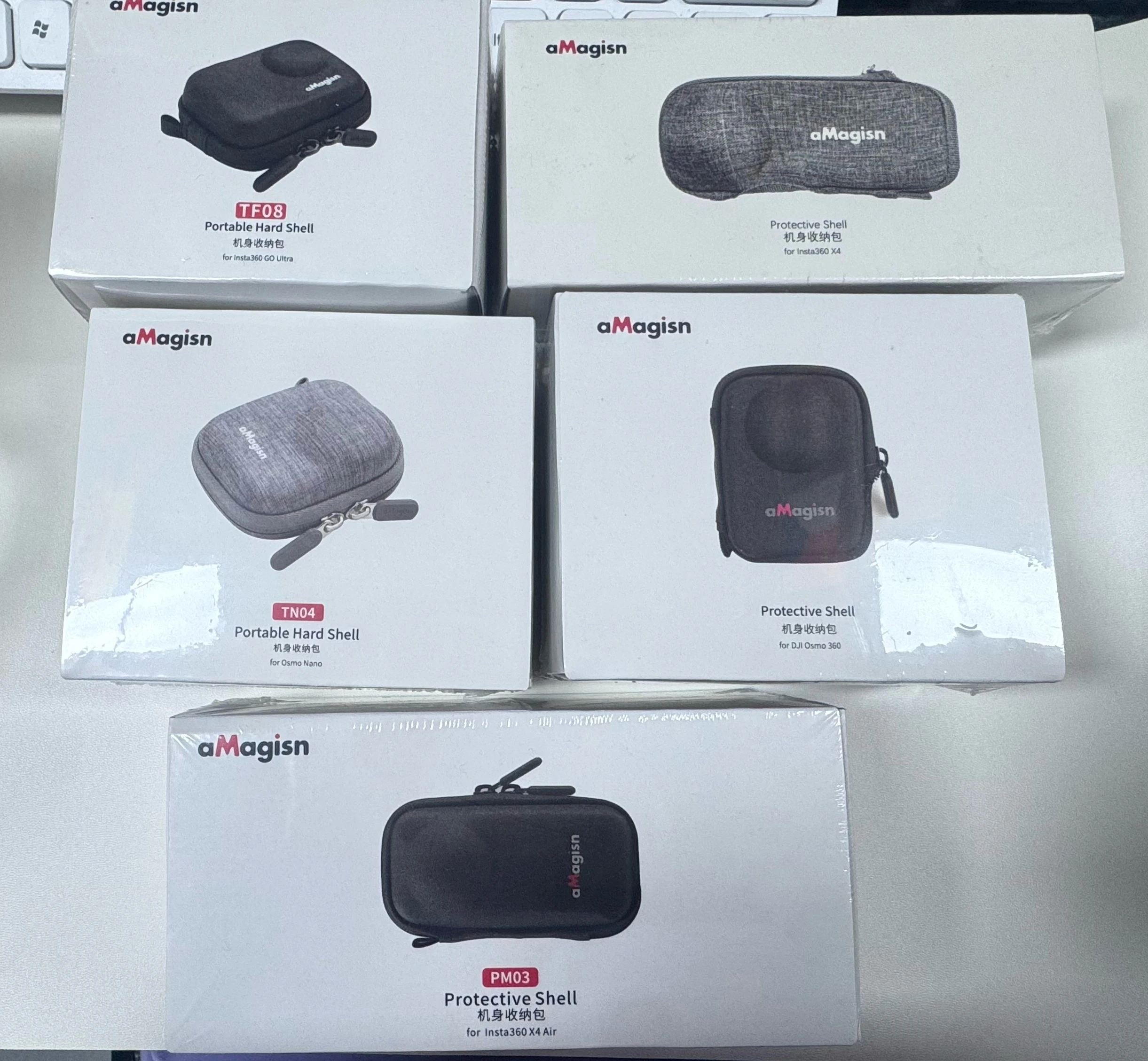 

For Insta360 X4 Air/X4/X5/GO Ultra/DJI Osmo Nano/Osmo 360 aMagisn Camera Case Elastic Strap Securely Holds The Camera accessries