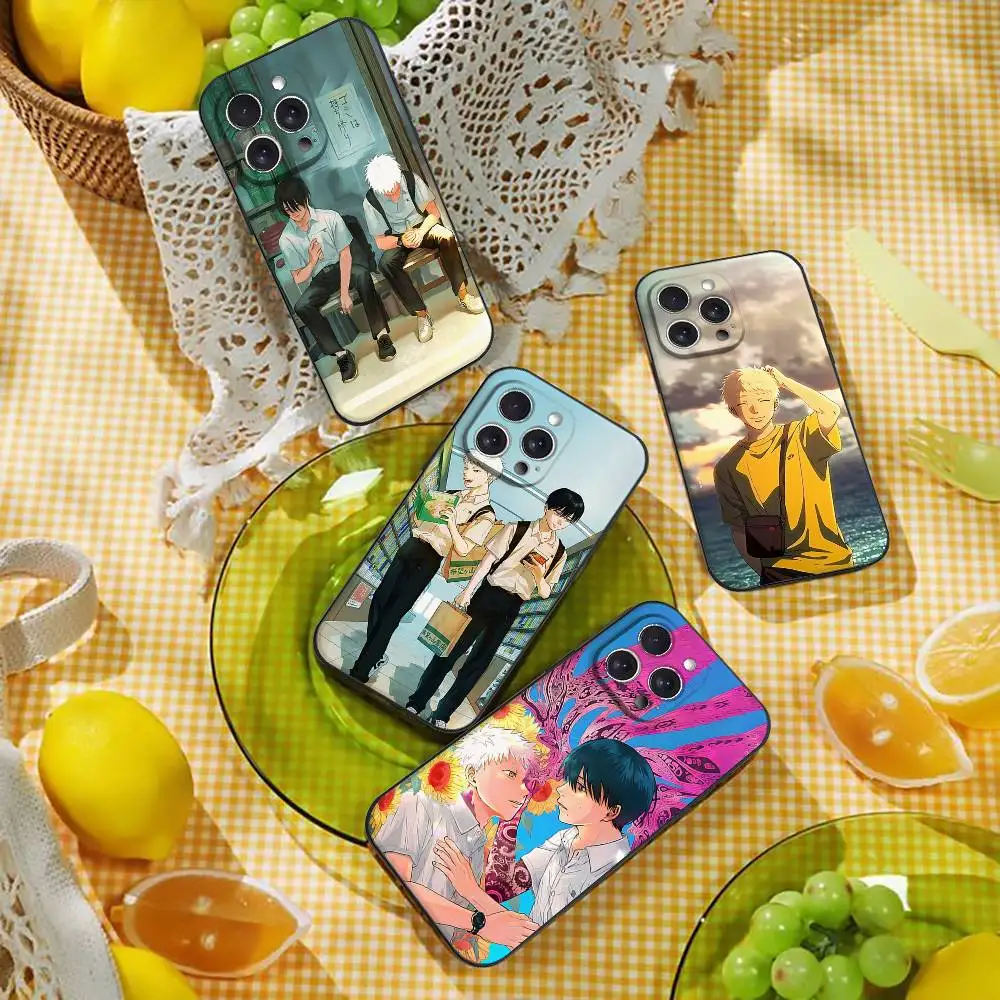 Anime T-The Summer Hikaru Died Handyhülle Schwarze Schale für iPhone 17/16/15/13/14 Pro Max/ 11Plus/X/Xr/Xs Max/12mini Modelle