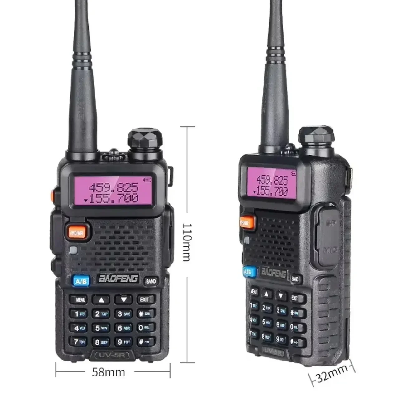 

Durable BAOFENG Car Walkie-talkie UV5R Handheld 5W/8W High-power Outdoor Wireless