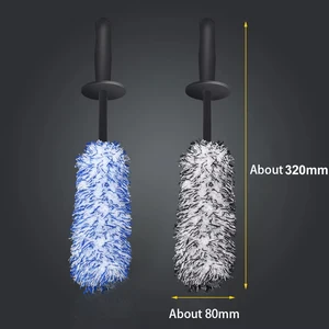 Lavado de autos Super cepillo peluche ruedas premium cepillo mango antideslizante que no se desliza 10 mejores esponjas de filtro de ventas - №5