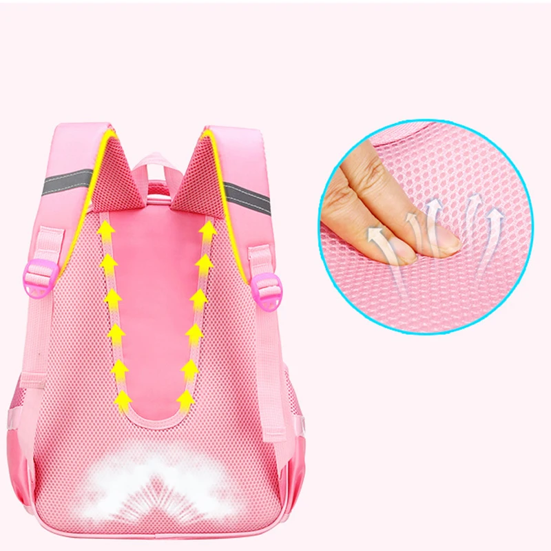 Imagem -05 - Bolsas Escolares Bonitos Coreanos para Crianças Conjunto de Mochila para Meninas Estudante Primário Estojo de Lápis Mochila Bolsa Grau 16 Pcs