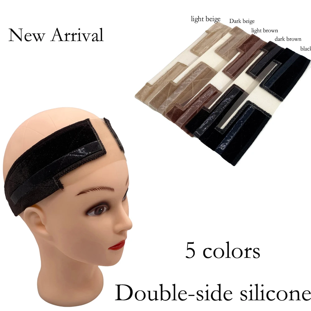 

New Double-Sided Silicone Velvet Metal Buckle Anti-Slip Headband To Hold Wigs Wig Accessories