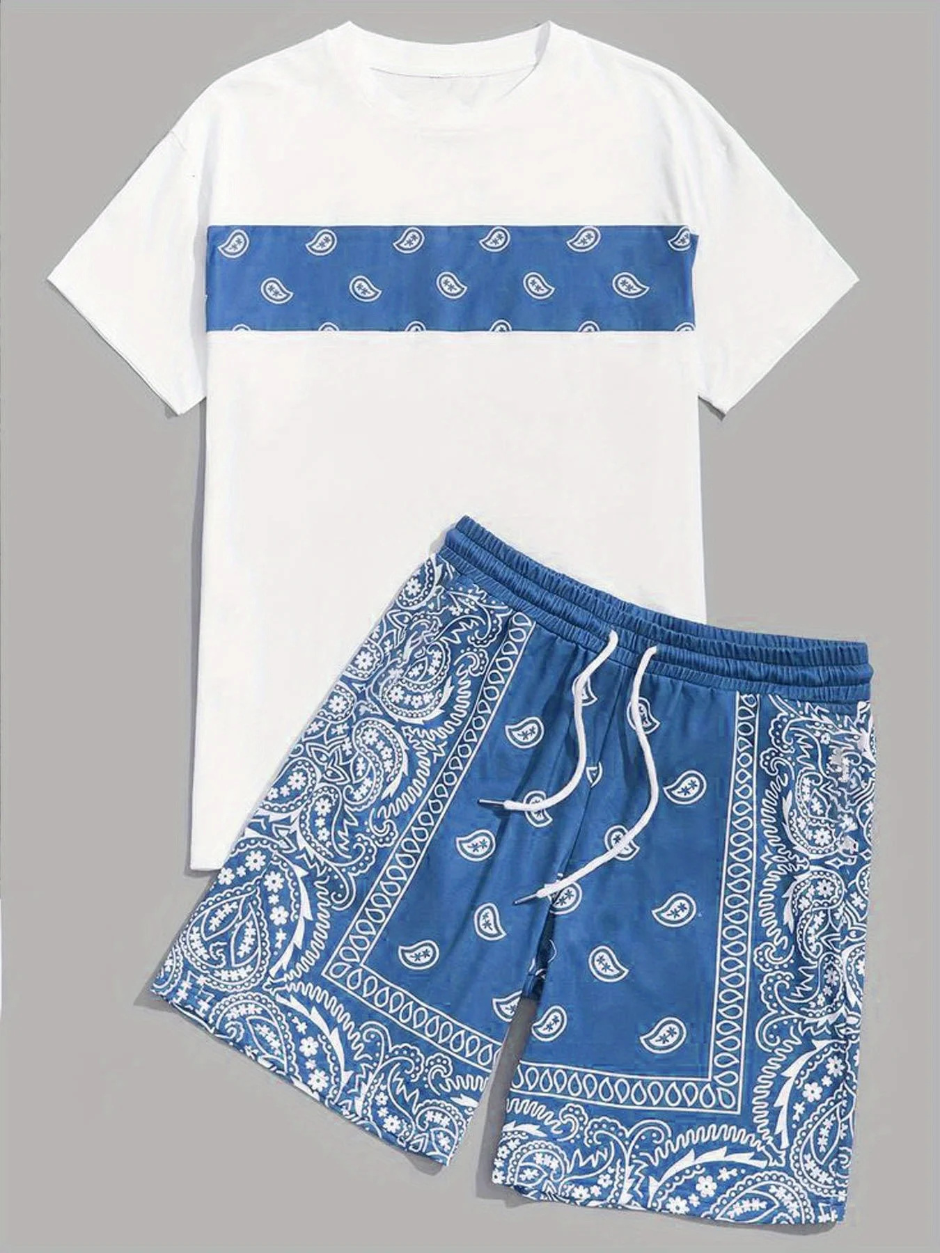 

Летний мужской комплект 2026: футболка оверсайз в стиле Y2K, быстросохнущие шорты для тренировок и фитнеса, удобные и дышащие