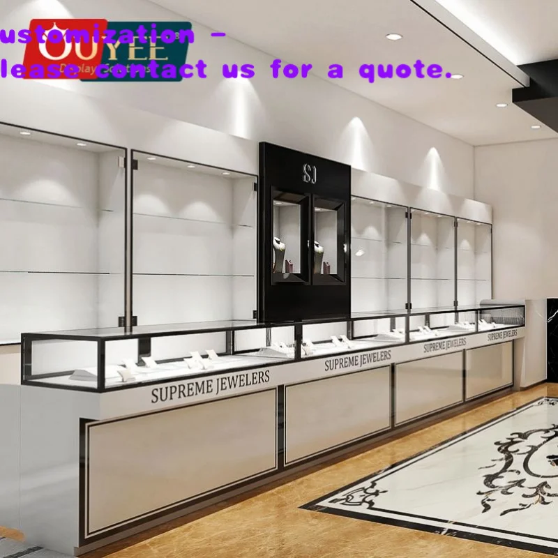 custom.Custom Made Retail Jewellery Display Counter Set Jewelry Chain Stores