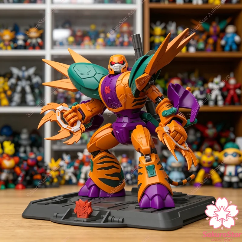 

【In Stock】RoboWarriors Luoluo Meng Hu Wang Action Figure Alloy Finished Mech Model Cool Mech Suit Collectible Toy Gift For Boys