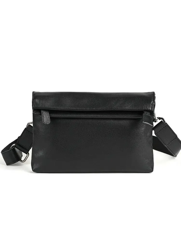 Sac à bandoulière en cuir de vachette souple pour hommes, sacs à bandoulière pour hommes, mini sacs Outdoolr Fashion Cluthes, sac à bandoulière pour téléphone portable