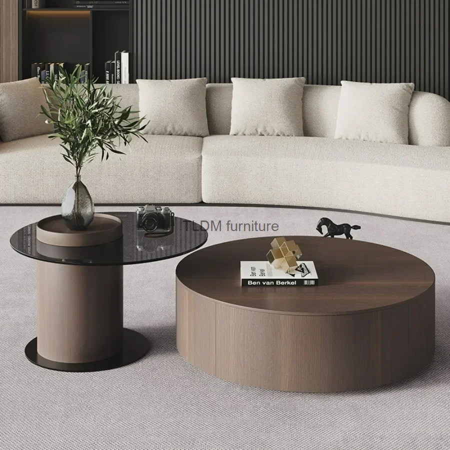 

Home Coffee Table Modern Living Room Wood Unique Coffee Table Nordic Round Set Italian Convertible Luxury Set Of 2 Mesa HomeXS