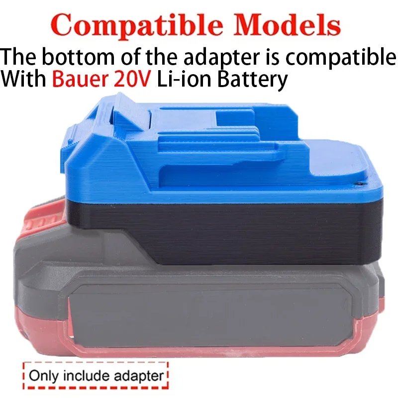 Adapter/Converter for Makita 18V Li-Ion Tools Converts To Bauer 20V Li-Ion Battery Adapter Power Tool Accessories