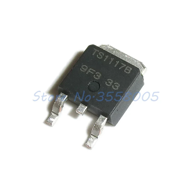 10Pcs/lot TS1117BCP33 TS1117B TO-252