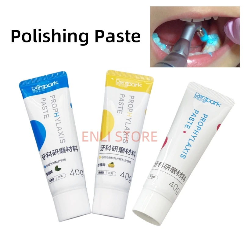 Dentpark 40g Dental Tooth Polishing Paste Fluoride Prophylaxis Paste Fine/Standard Grit Cleaning And Whitening Teeth