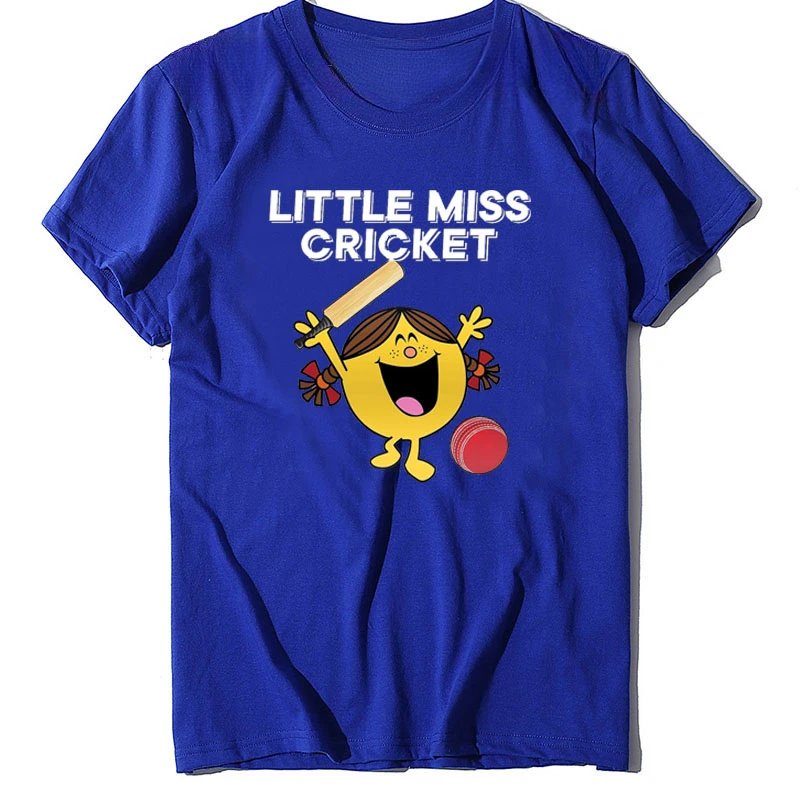 Funny Anime Comic Graphic Tee Top Cute Cartoon Y2k Clothes Little Miss Cricket T-Shirt Girls Short Sleeve Blouses Basics Outfits