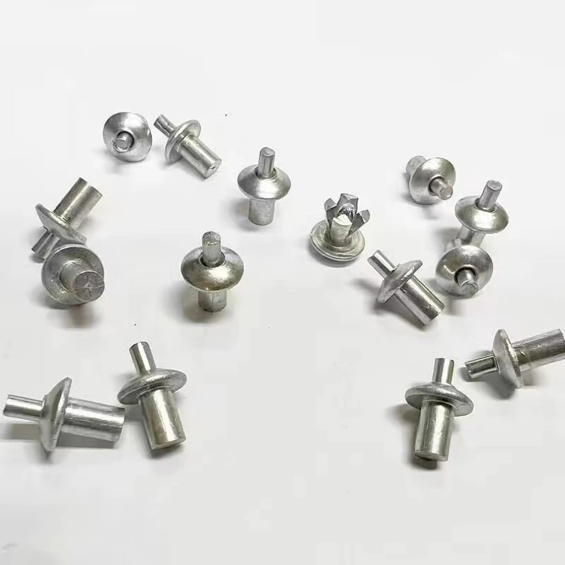 

100Pcs Hammer Drive expansion Rivets Percussion Expansion Aluminum nail Head Piercing Knock Type Small tapping screws Fasteners