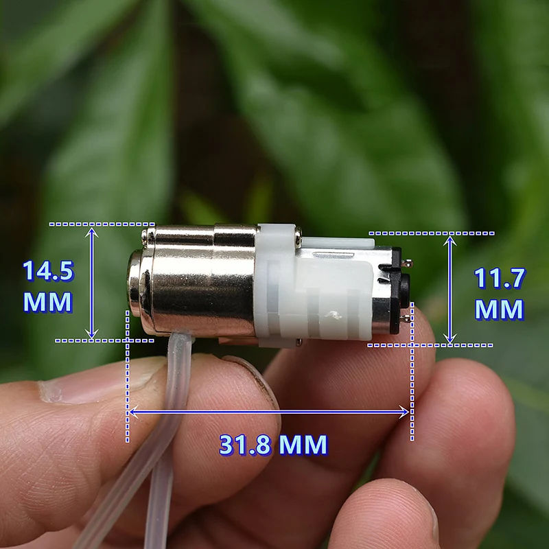 DC 3V 3.7V Ultra Micro Peristaltic Pump Squeezing Dosing Pump Mini M20 Planetary Gear Metering Pump Precision Small Flow