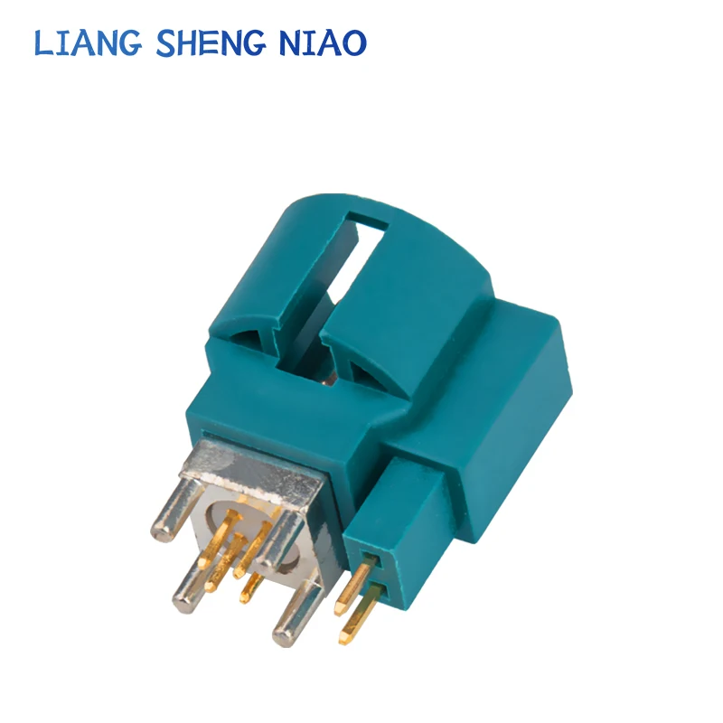 Lvds Hsd 4 + 2Pin Conector 6P180 Graus Masculino Conector de Carro Hsd6P Plug Board