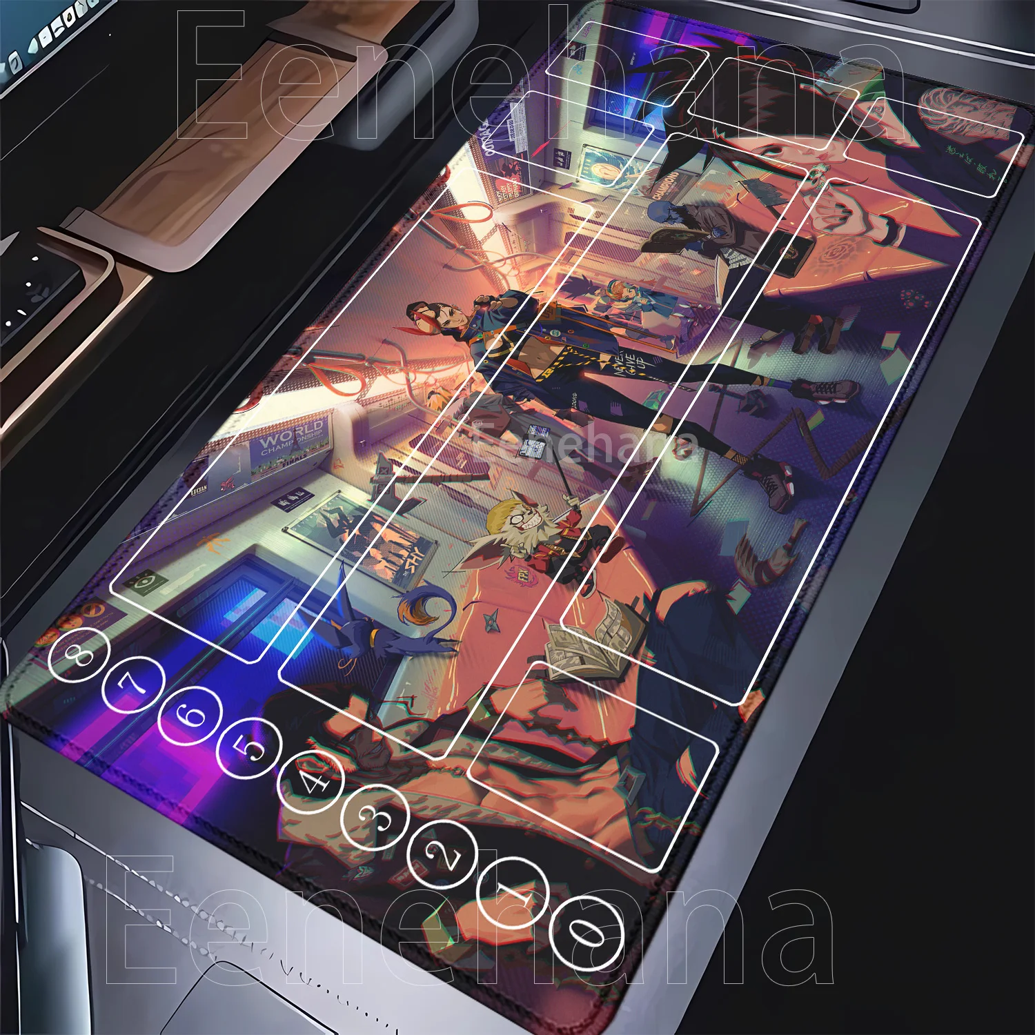 

TCG Card playmat League of Mouse Pad Legends Riftbound Series LOL 600x350mm office Stitched Edge Board Game HD Printing Desk Mat