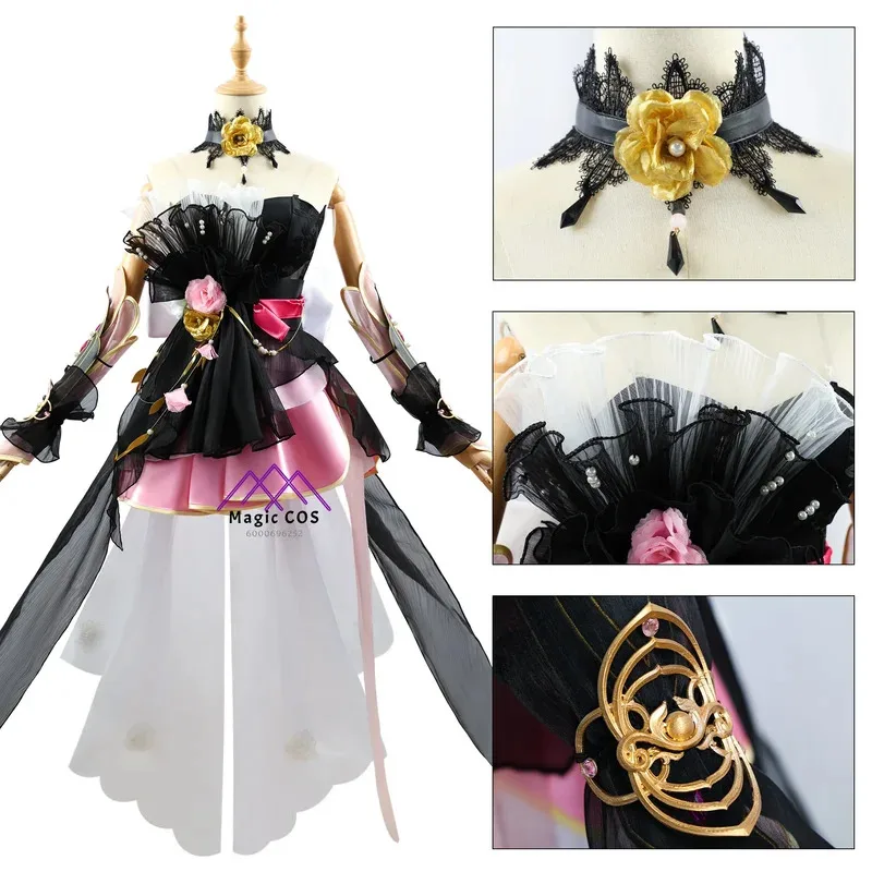 Naraka: Bladepoint Kurumi HuTao Cosplay Suits Costume Best-selling Party Essential Budget-Friendly Halloween Dress Uniform