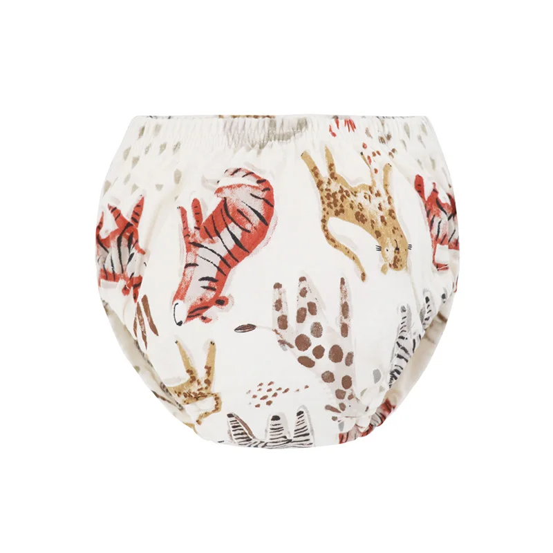 3 stks/set Peuter Slipje Zomer Leuke Cartoon Print Ondergoed Baby Herbruikbare Ademende Katoenen Shorts Ondergoed Voor Kinderen 3M-12M