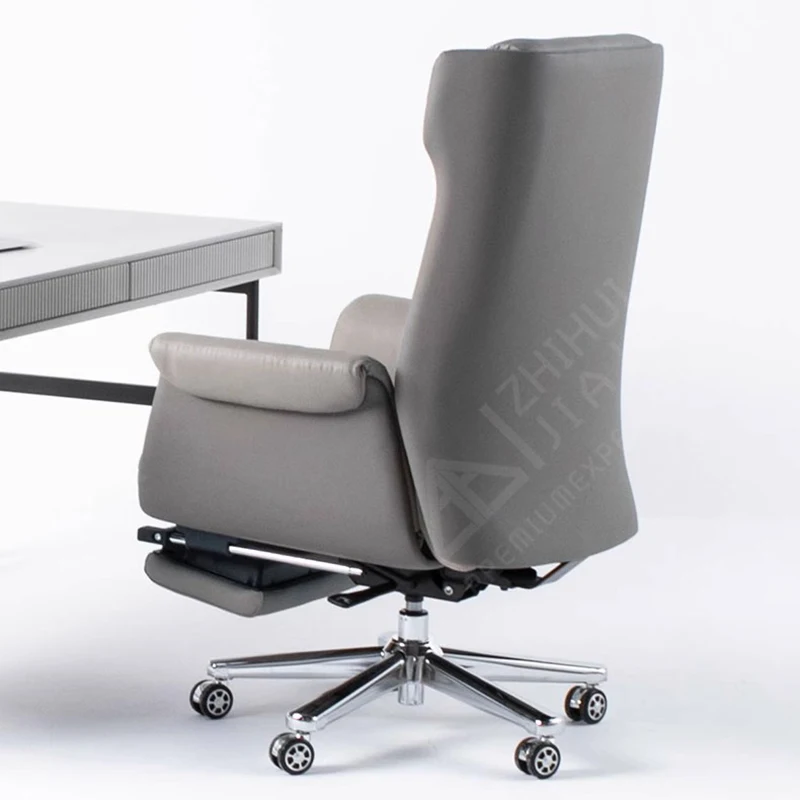 Lounge Ergonomic Office Chair Modern Swivel Study Comfortable Office Chair Bedroom Nordic Arm Designe Rmobilya Home Furniture