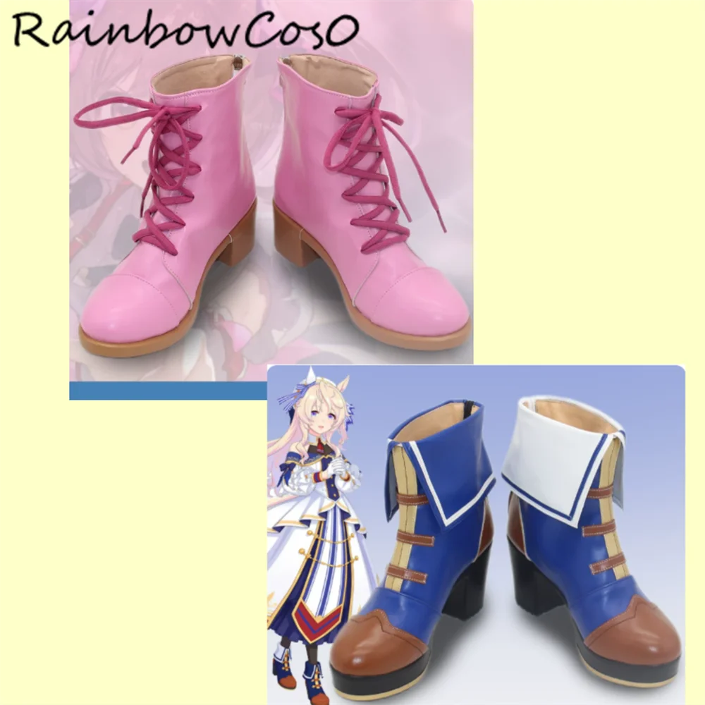 Victoire Pisa Smart Falcon Umamusume Pretty Derby Cosplay Shoes Boots Game Anime Halloween Christmas RainbowCos0 W5799