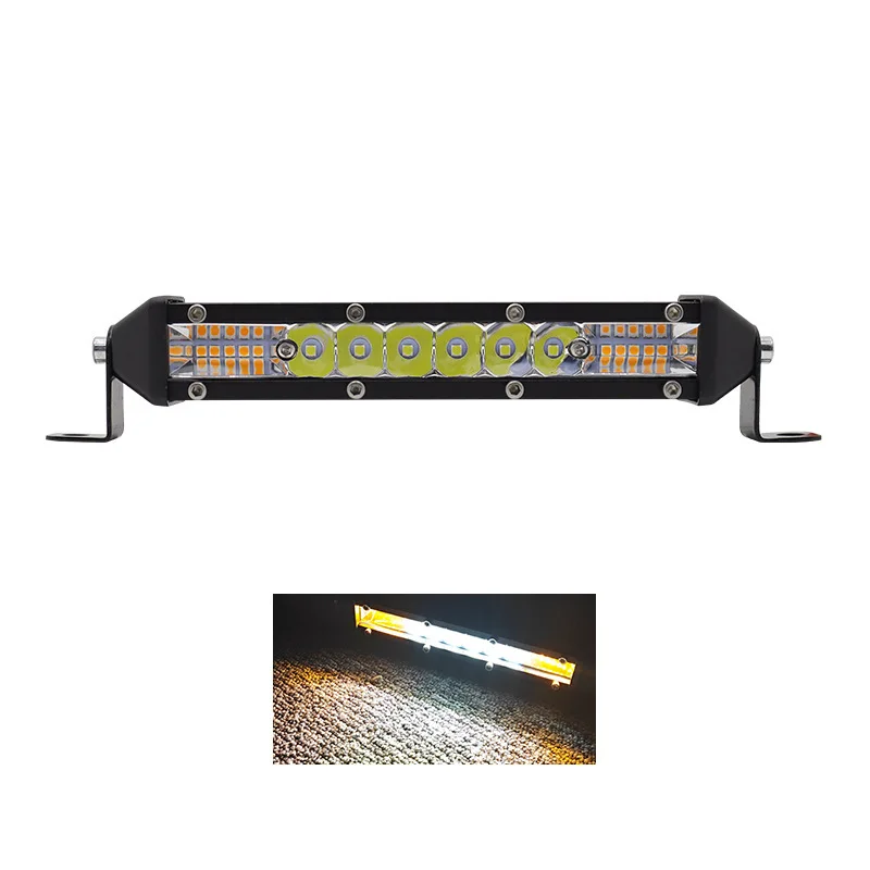 Ultraflache Arbeitslichtleiste 7 Zoll LED-Kombi 4x4 Offroad LED-Lichtleiste für Traktor, Boot, 4WD, 4x4-Lkw, ATV, Scheinwerfer, Seitenlichter – Detail 14
