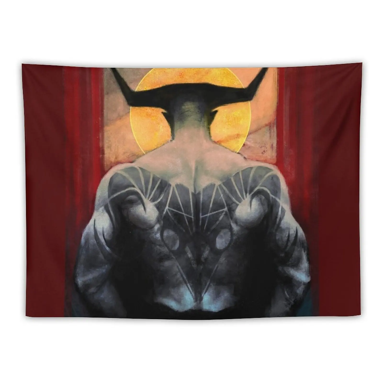 New Aries Iron Bull Tarot Zodiac Card Tapestry Decoration Pictures Room Wall Carpet Wall Home Decorating