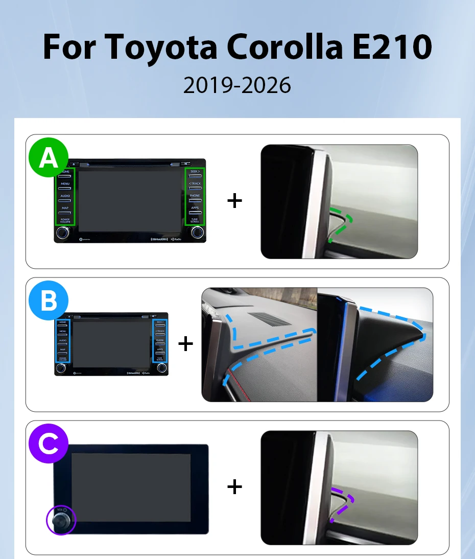 Ainavi 13.1 Inch For Toyota Corolla E210 2019 2020 2022 2023 2025 Car Radio Wireless Carplay Android Auto Car Multimedia Player