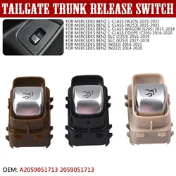 Para Mercedes Benz C E GLC S clase interruptor de liberación del maletero trasero del coche botón de Control botón de reparación del maletero W205 W253 W213 W222 W257