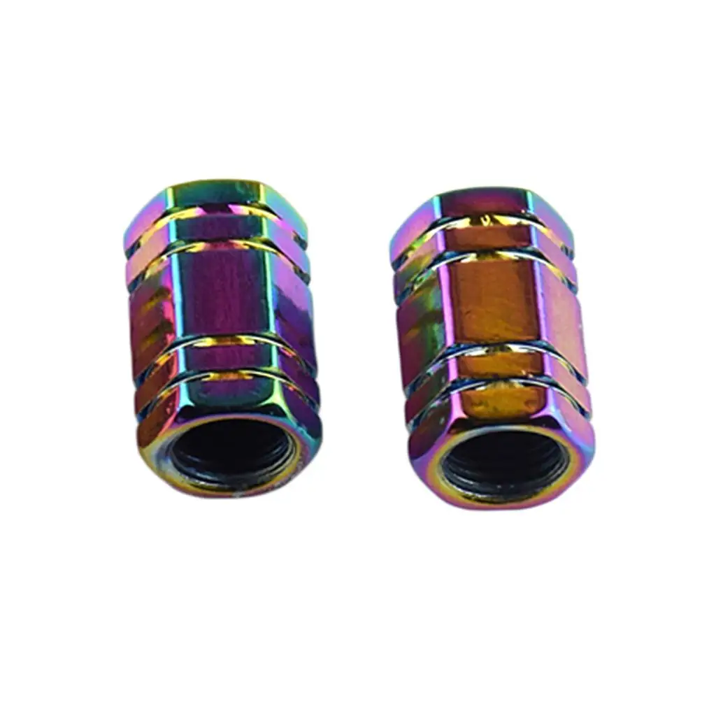 Melhorando a perda de ar tampas hexagonais da válvula do pneu do carro tampa da válvula do pneu