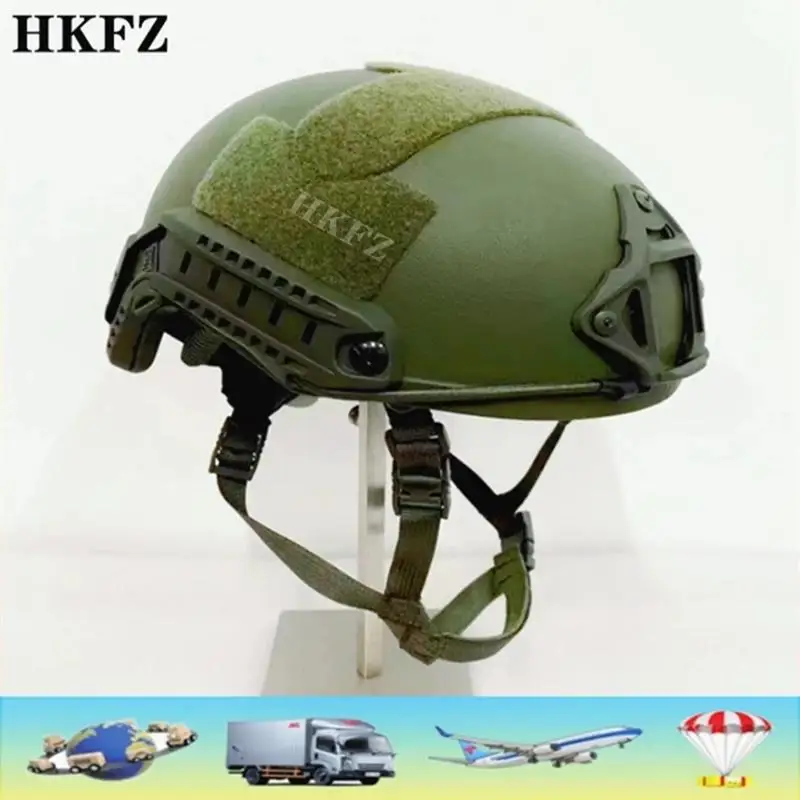 FAST PE NIJ IIIA Баллистический шлем с высоким вырезом XP Cut Пуленепробиваемый шлем с циферблатом на подкладке Зеленый пуленепробиваемый шлем FAST PE NIJ IIIA Баллистический шлем с высоким вырезом XP Cut Пуленепробиваемый шлем с циферблатом на подкладке Зеленый пуленепробиваемый шлем