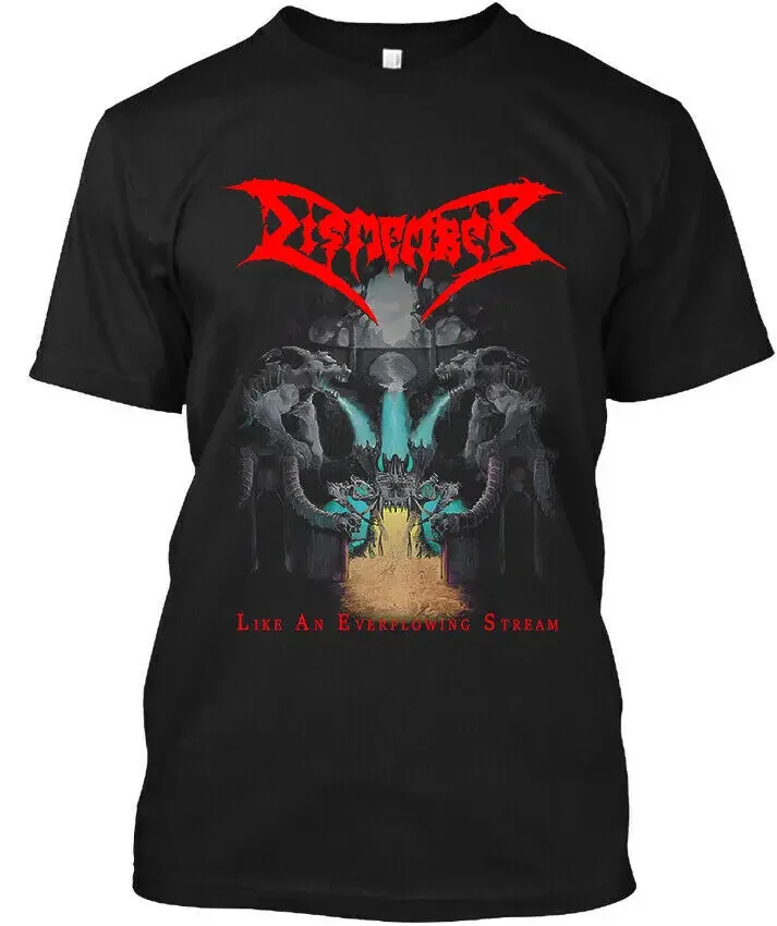 

Dismember Like an Ever Flowing Stream Swedish Music Logo T-Shirt Size S-4XL High Quality 100%Cotton Short Sleeve