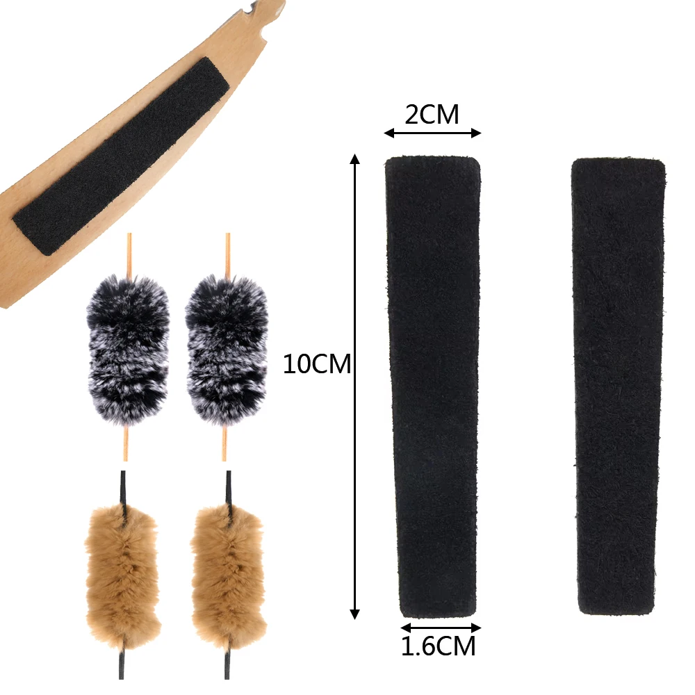 1set Archery Bowstring Stabilizer  Rabbit Hair Damper Bow Limb Reduce Vibration Reduce Noise Absorber Shooting Accessories