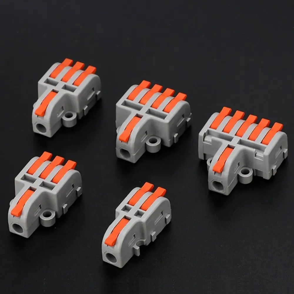 Wire Connector Quick Terminal Block Compact Splice Electrical Connectors Quick Electrical Cable Splice Electrical Supplies